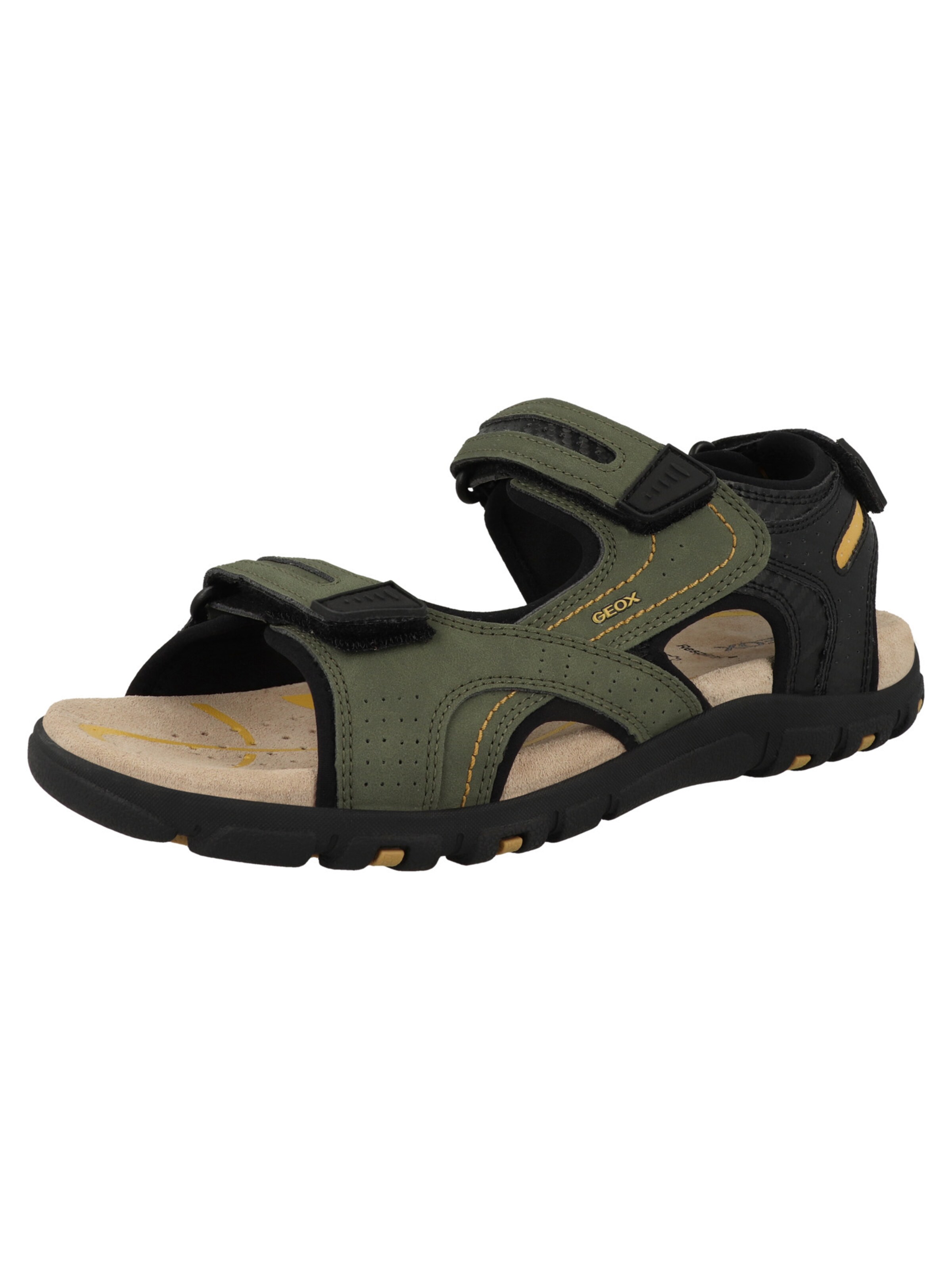 GEOX Sandalen 'U S.Strada D' in Groen: voorkant