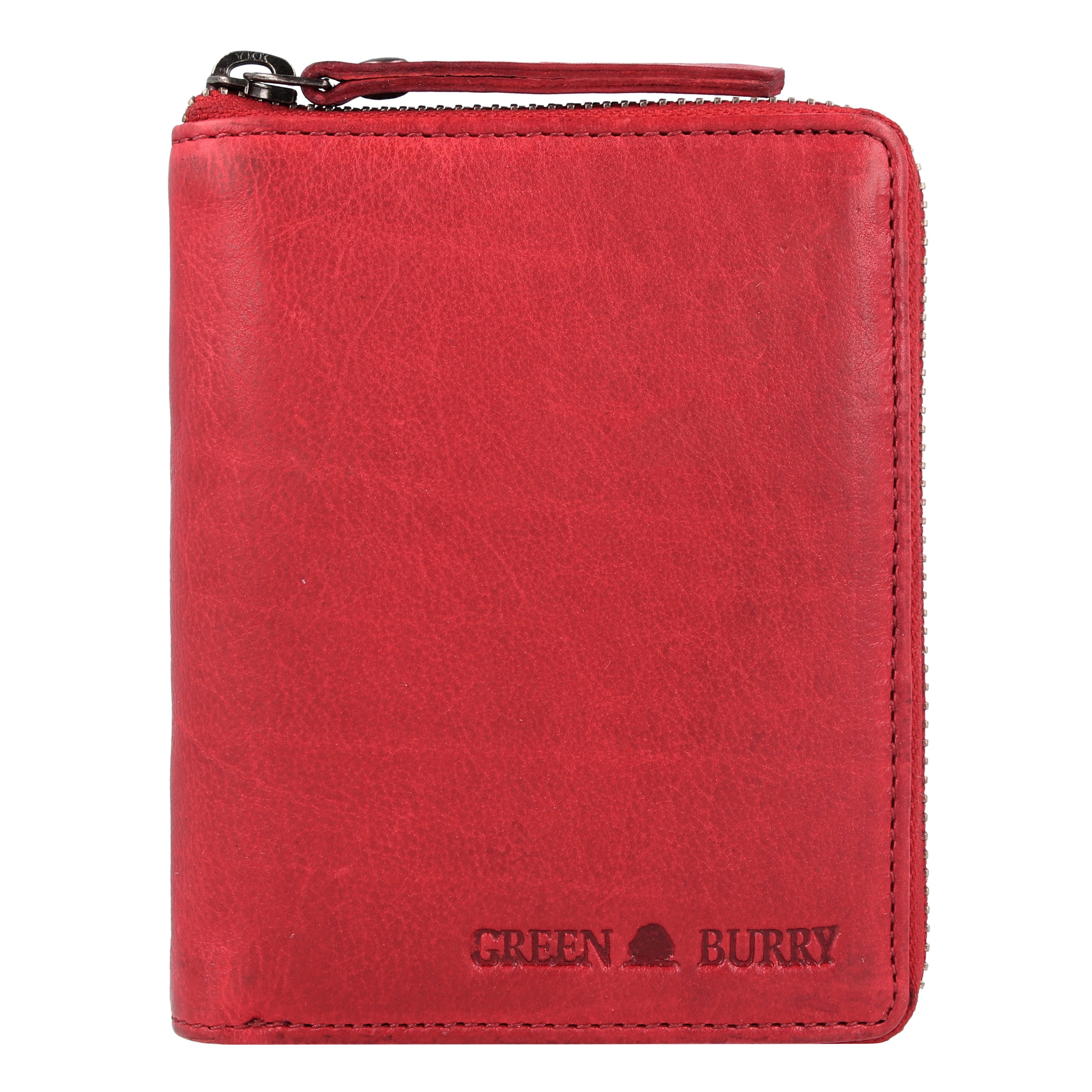 Porte-monnaies GREENBURRY en rouge : devant