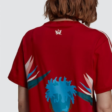 ADIDAS ORIGINALS Shirt 'Thebe Magugu' in Red