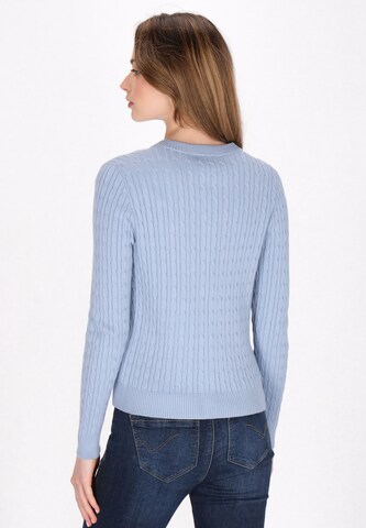 DreiMaster Maritim Gebreid vest in Blauw