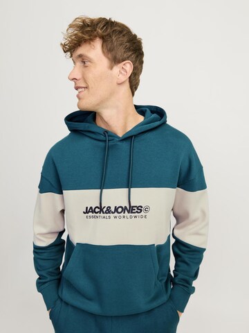 JACK & JONES Sweatshirt i blå
