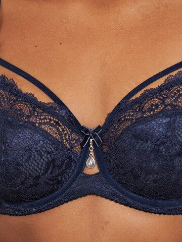 SugarShape T-shirt Bra 'Eliana' in Blue