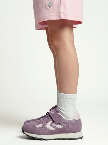 Hummel Sneakers in Lila: voorkant
