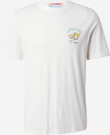 T-Shirt SCOTCH & SODA en blanc : devant