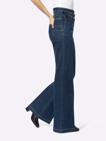 Bootcut Jean heine en bleu