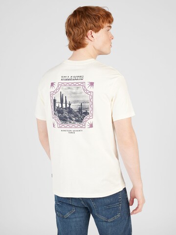 BILLABONG T-Shirt 'CROSSED UP' in Weiß: predná strana