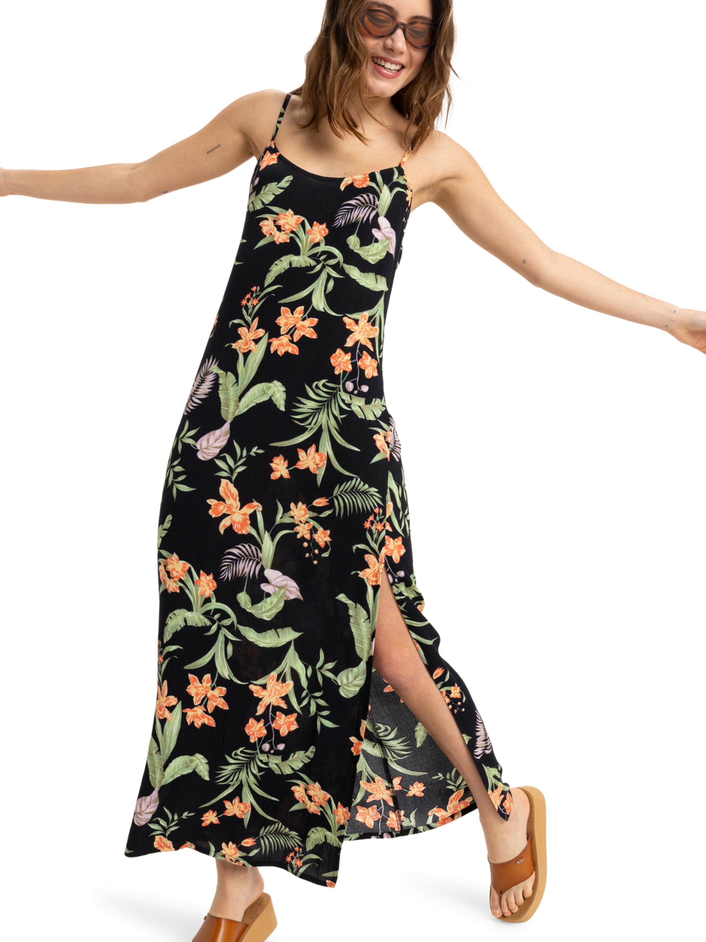 Robe 'Rainbow Shores' ROXY en gris : devant