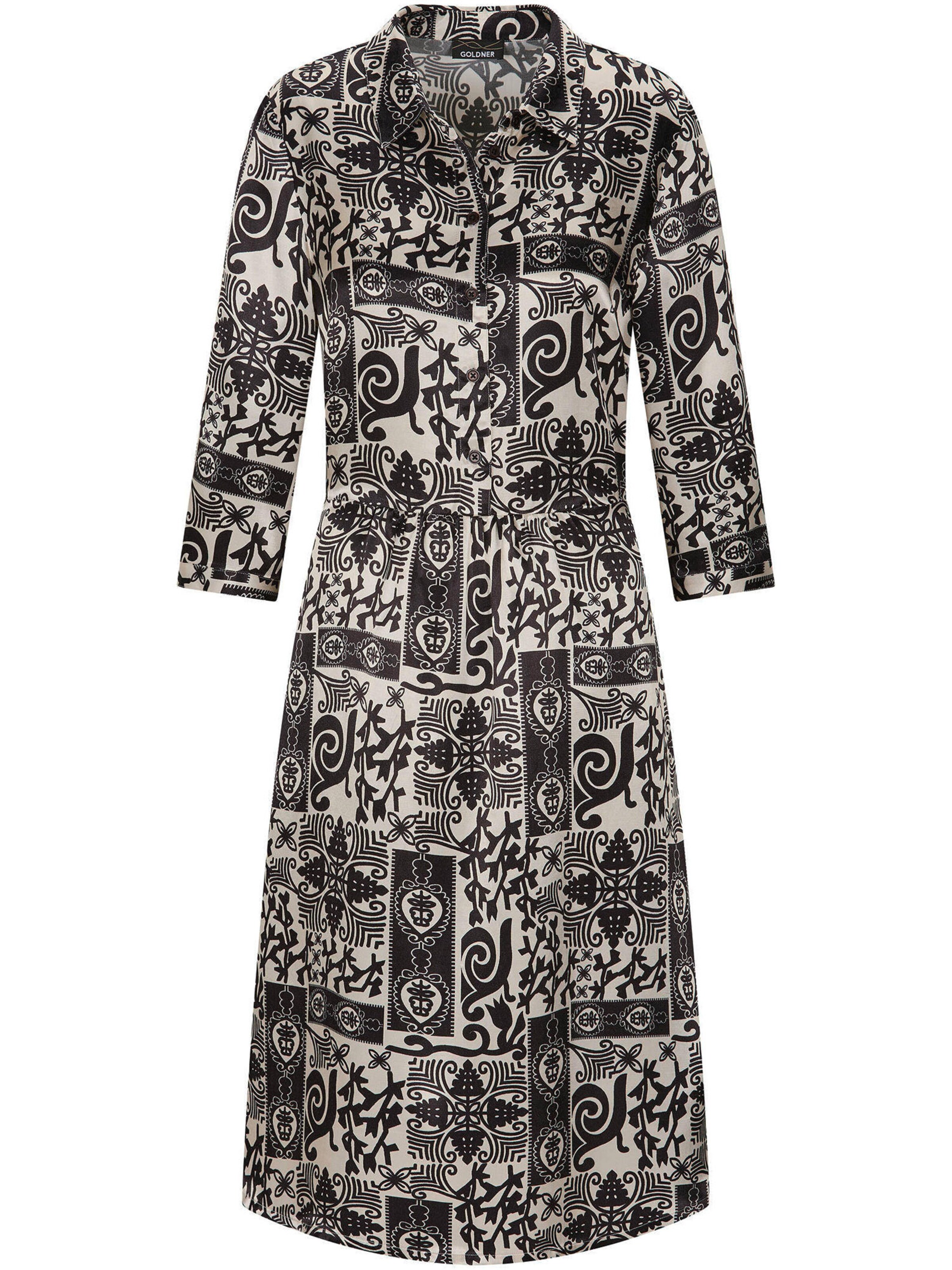Robe d’été Goldner en noir : devant