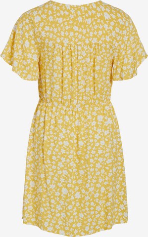 VILA - Vestido de verão 'CELINA' em amarelo
