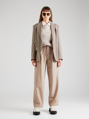 Loosefit Pantaloni con pieghe 'ONLMARION' di ONLY in beige