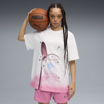 PUMA Functioneel shirt 'Shooting Stars' in Wit: voorkant