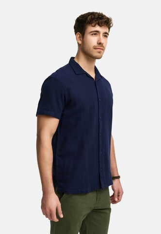 Coupe regular Chemise 'Cosby' INDICODE JEANS en bleu
