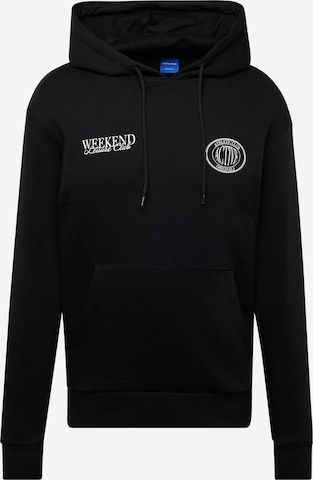 JACK & JONES Sweatshirt 'BRADLEY' i svart: framsida