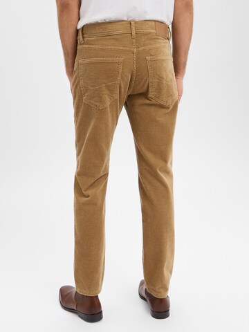 PIERRE CARDIN Regular Pants 'Laval' in Brown
