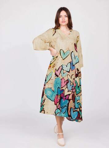 Robe 'VALENTINA' Key Largo en beige : devant