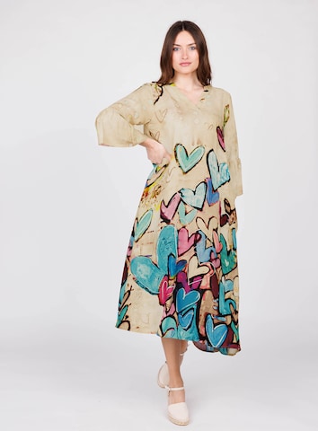 Robe 'VALENTINA' Key Largo en beige : devant