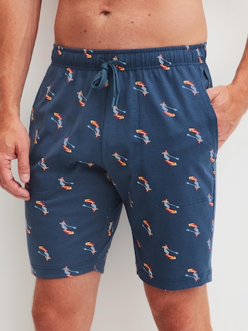 CALIDA Pyjamahose 'RMX Sleep Leisure'‌‌‌‌‌‌‌ in Blau