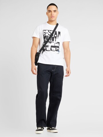 G-STAR T-Shirt 'Underground' in Weiß