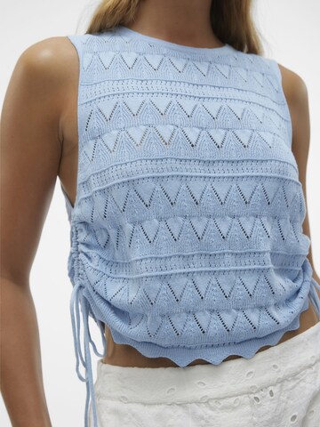 VERO MODA Gebreide top 'BALI ' in Blauw