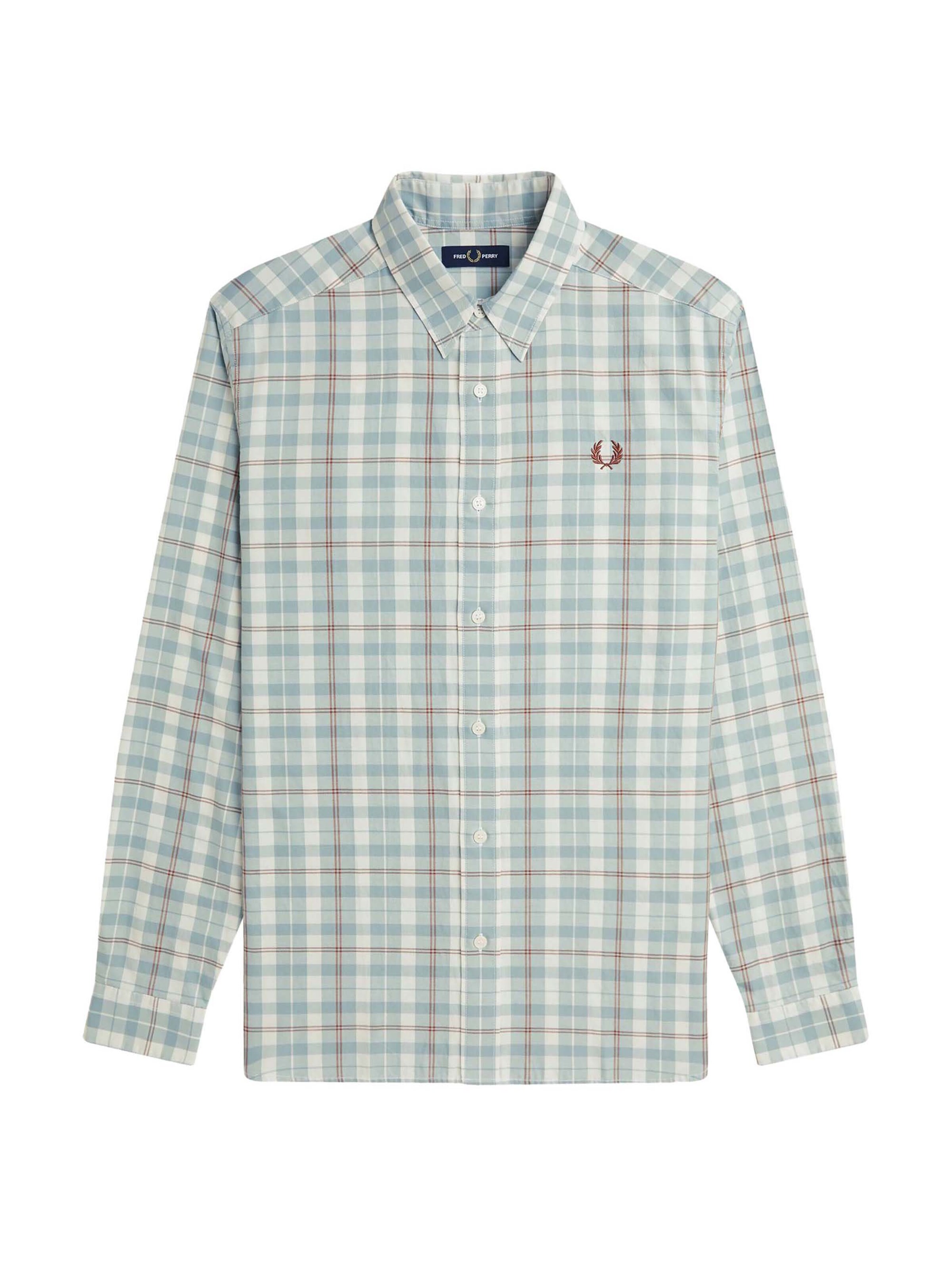 Fred Perry Regular fit Button Up Shirt in Green: front