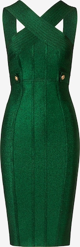 Robe de cocktail Kraimod en vert : devant