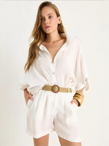 Bianco Lucci Broekpak in Wit: voorkant