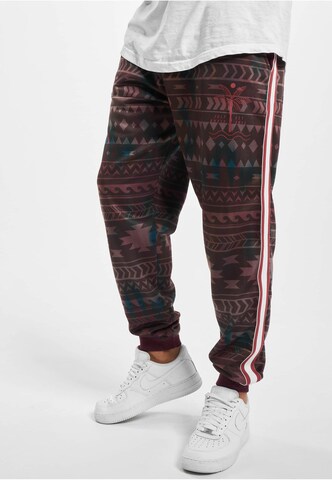 Urban Classics Tapered Broek ' Pocosol' in Lila