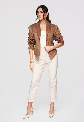 Ombre Tussenjas in Bruin