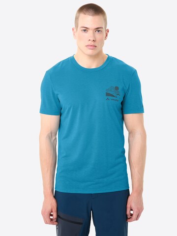 VAUDE Performance shirt 'Tekoa III' in Blue: front