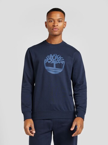 TIMBERLAND - Sweatshirt em azul: frente