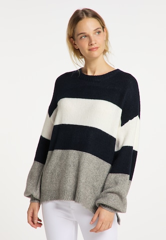 DreiMaster Maritim Sweater in Grey: front