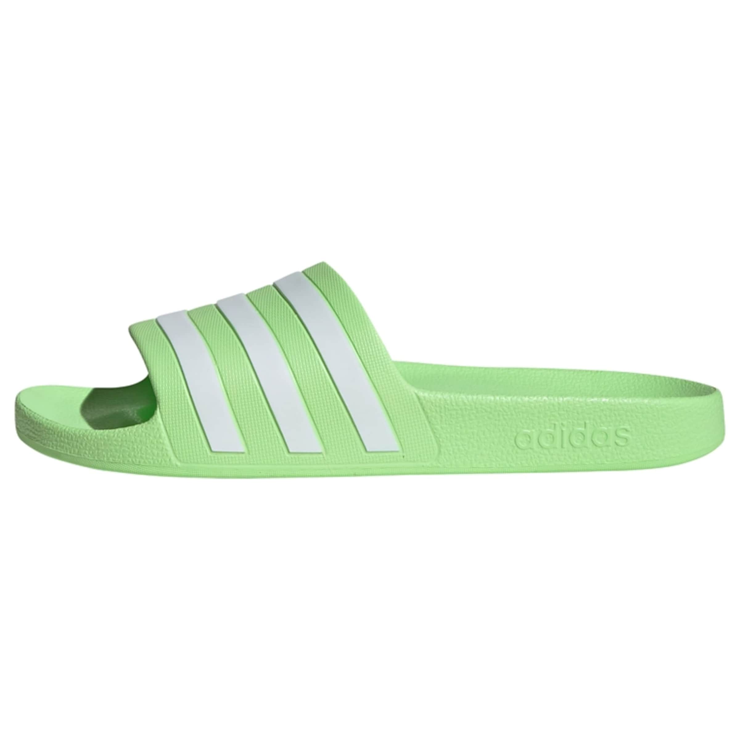 ADIDAS PERFORMANCE Чехли за плаж/баня 'Adilette Aqua' в зелено: отпред