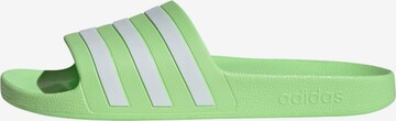 Scarpe da spiaggia / da bagno 'Adilette Aqua' di ADIDAS SPORTSWEAR in verde: frontale