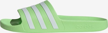 ADIDAS PERFORMANCESlip On cipele 'Adilette Aqua' - zelena boja: prednji dio