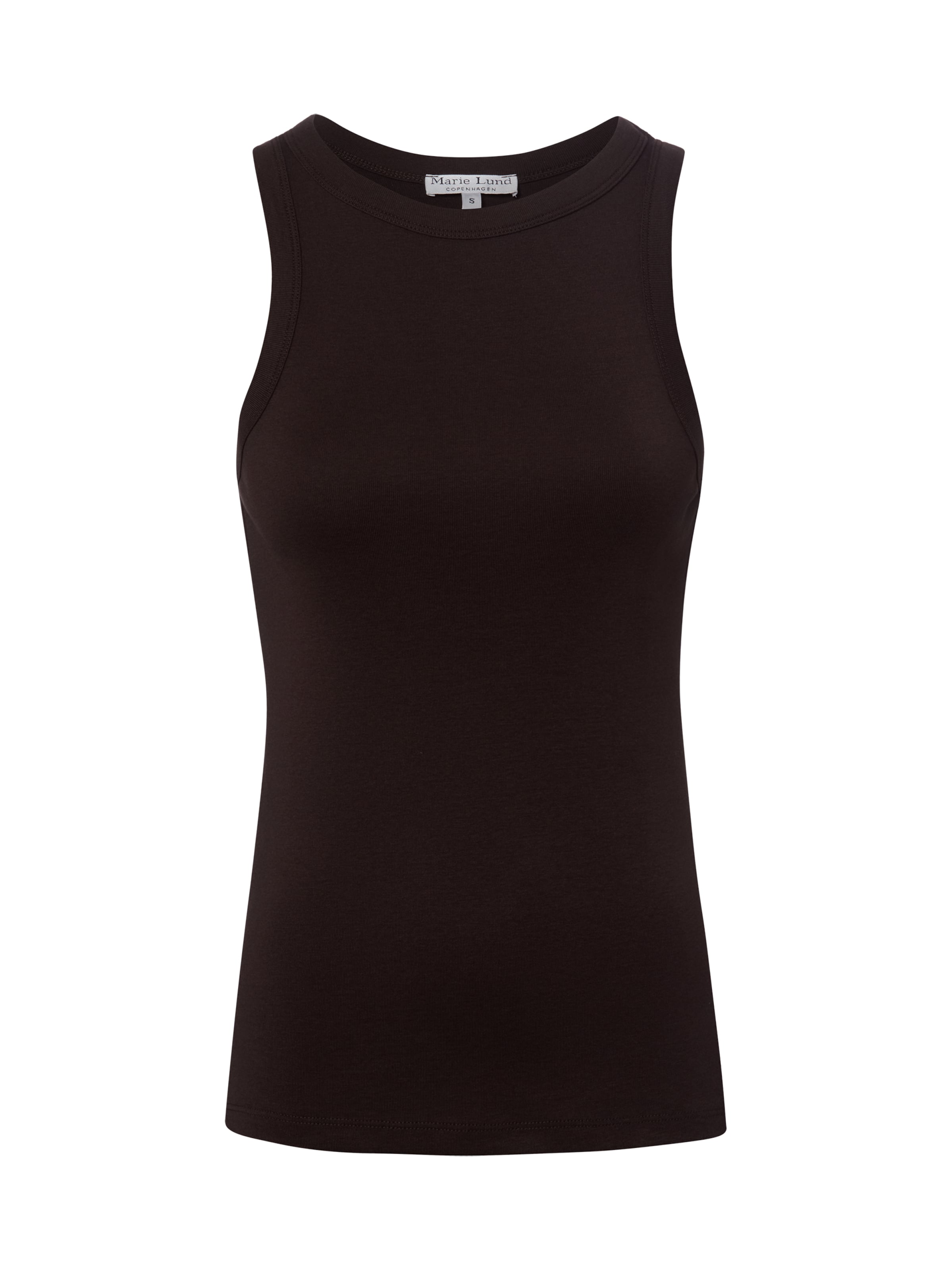 Marie Lund Top in Brown: front