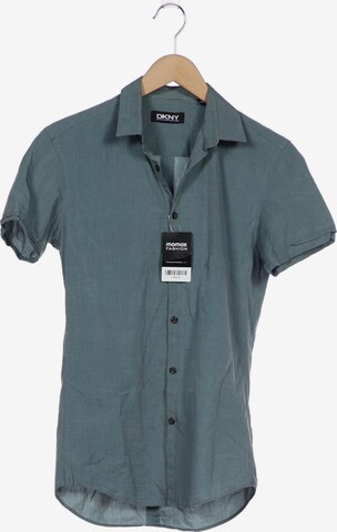 DKNY Button Up Shirt in XS in Green: front