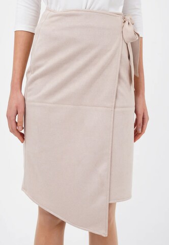 FRESHLIONS Skirt 'Aska' in Beige