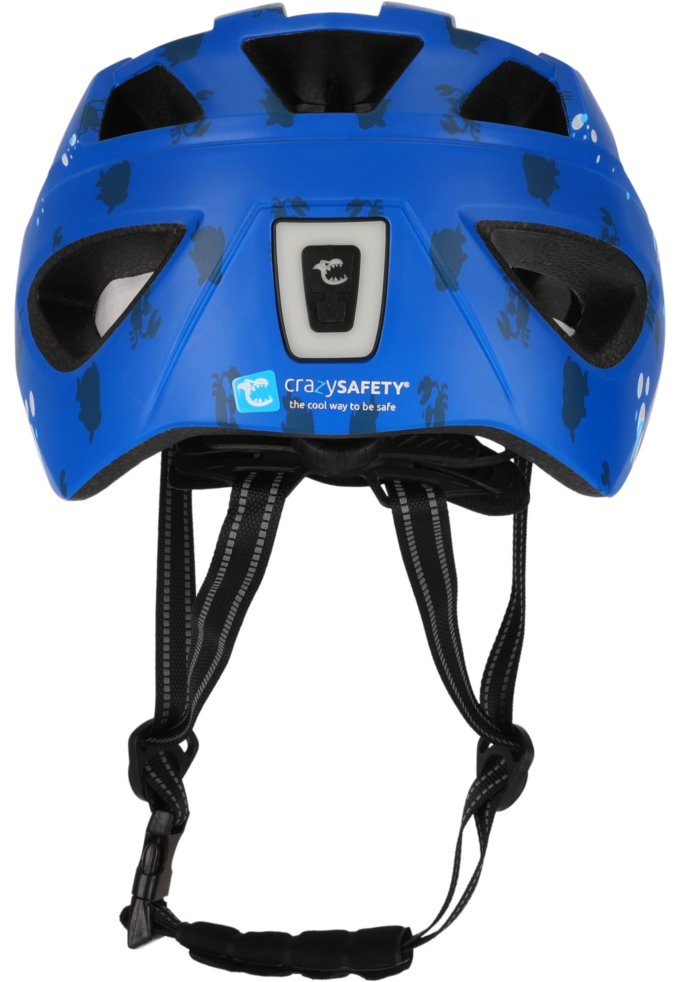 Crazy Safety Helmet 'Cool Sea' in Blue