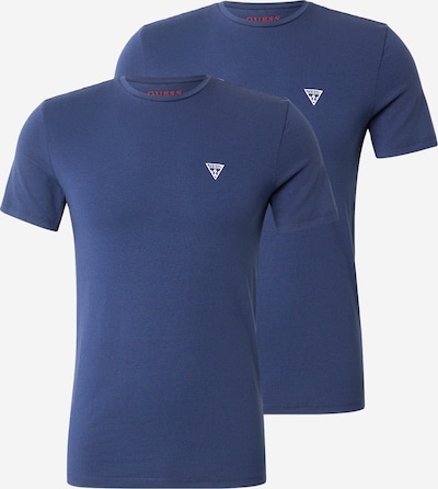 Marškinėliai 'CALEB HERO' iš GUESS, spalva – mėlyna / balta, Prekių apžvalga