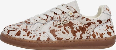Pepe Jeans Matalavartiset tennarit 'Ball' värissä ruskea / valkoinen, Tuotenäkymä