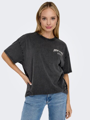 T-shirt oversize 'Lina' ONLY en noir