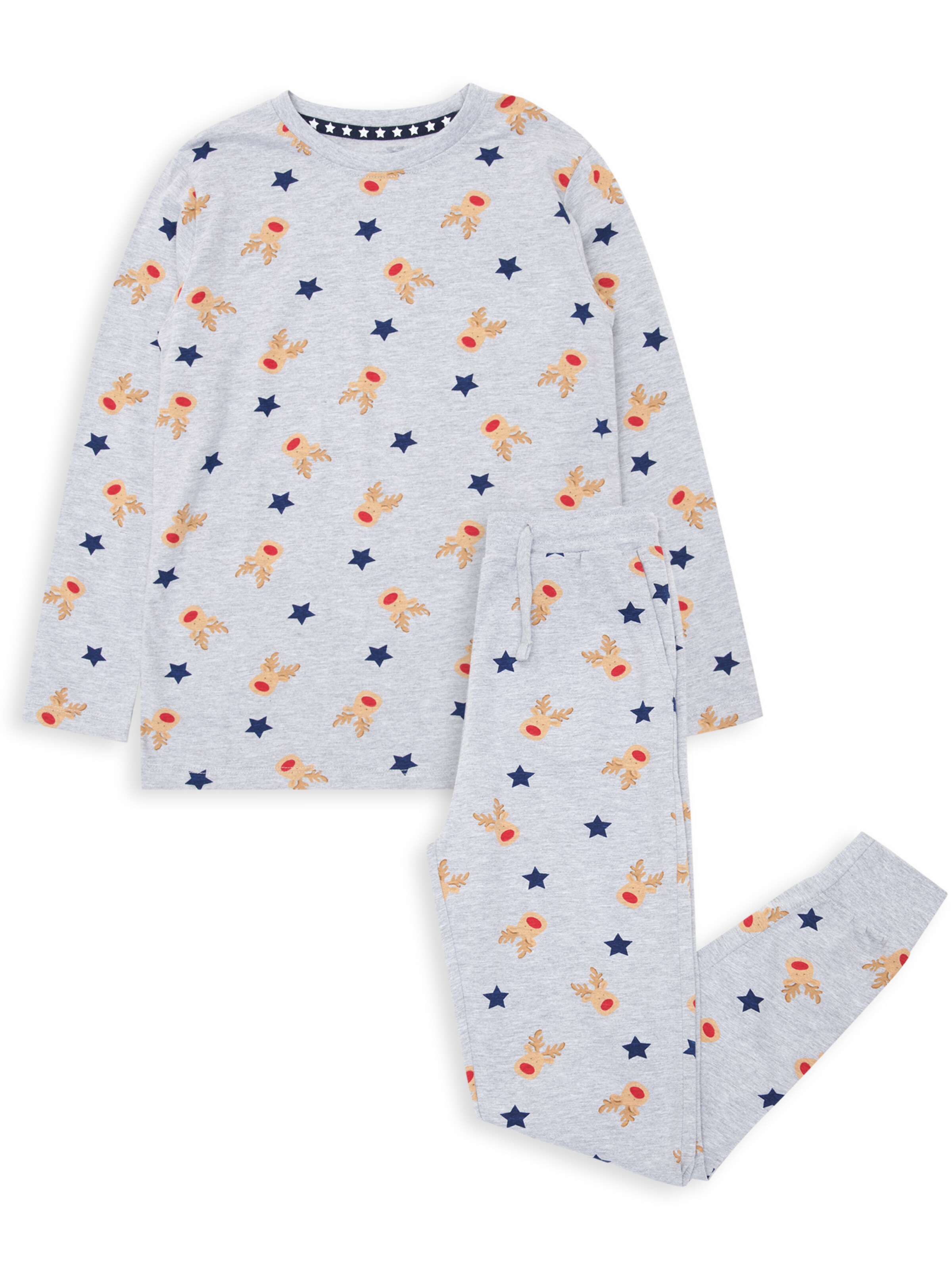 Threadboys Nachtkledij 'Dasher' in Grijs: voorkant