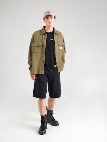 juoda JACK & JONES Marškinėliai 'JJMINE'