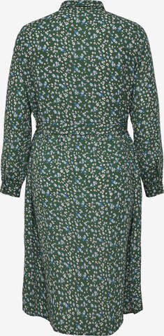 ONLY Carmakoma Shirt Dress 'Ferni' in Green