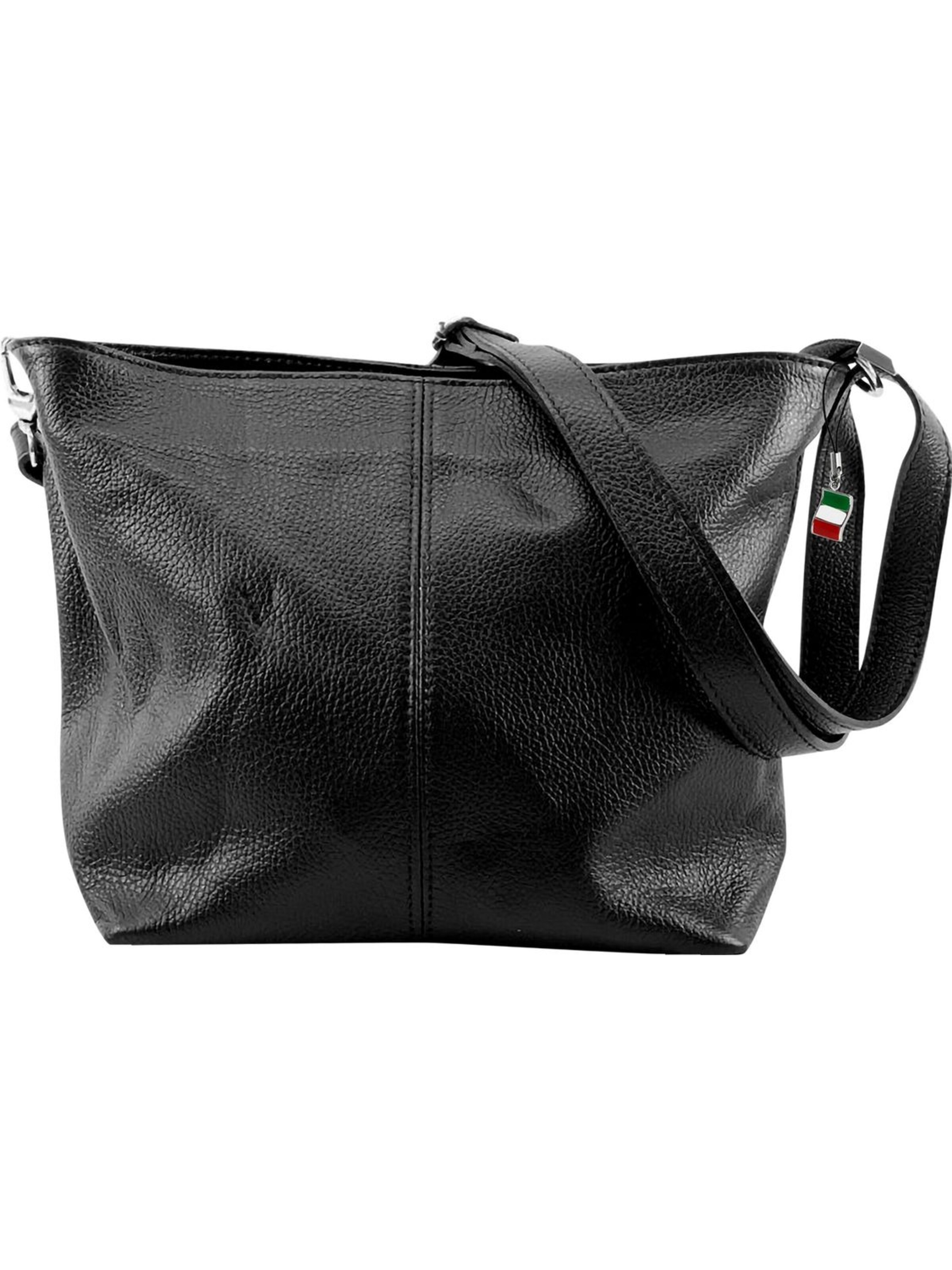 Florence Schultertasche in Schwarz: Vorderseite
