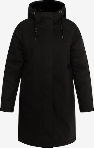 DreiMaster Vintage Winter Coat in Black: front