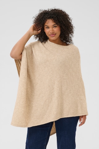 KAFFE CURVE Cape 'KCJenny' in Beige: front