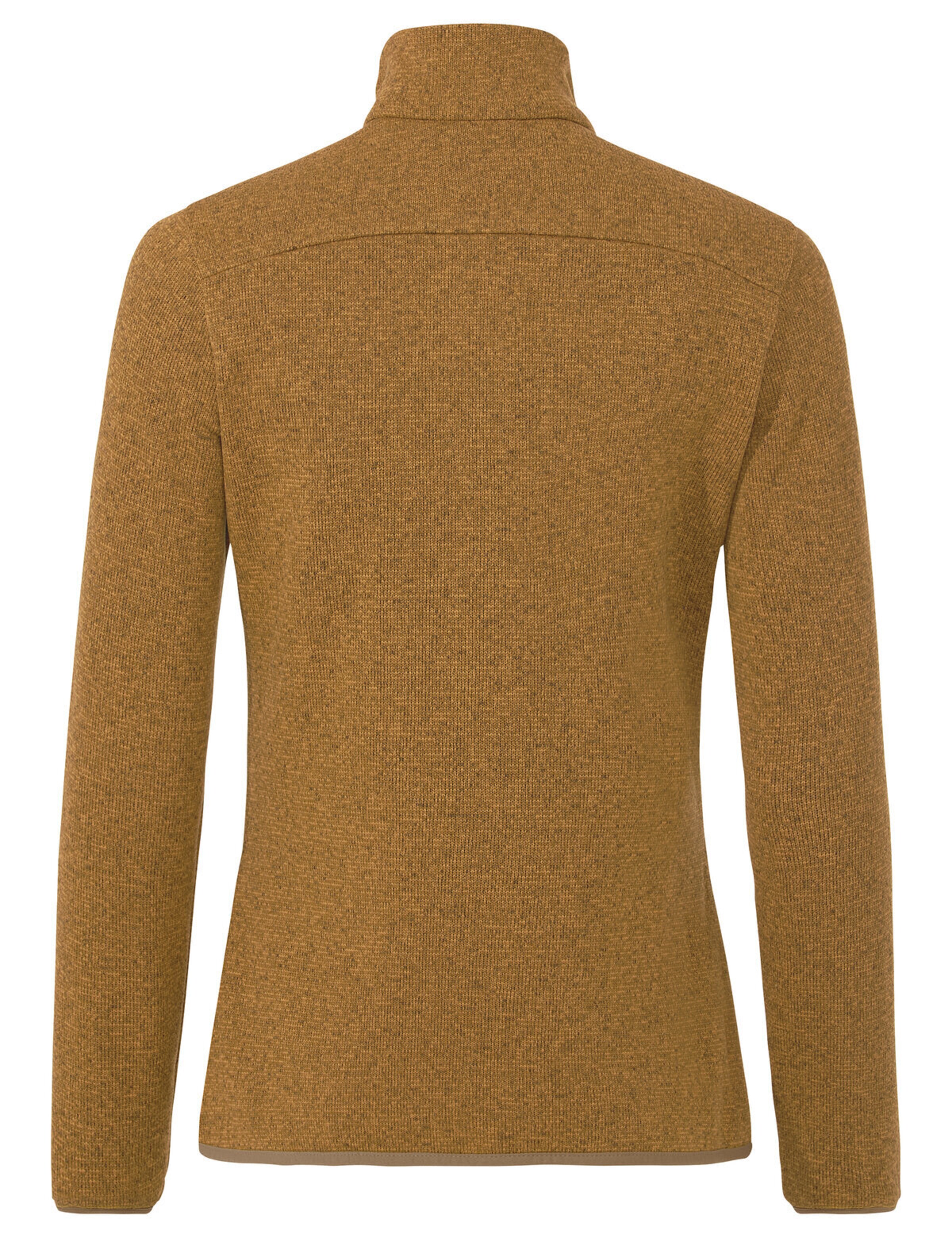 VAUDE Athletic fleece jacket 'Rienza IV' in Brown