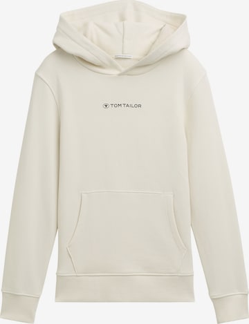 Felpa di TOM TAILOR in bianco: frontale