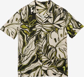MANGO MAN Regular fit Overhemd 'JAVEA' in Groen: voorkant